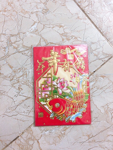 Set 5 Bao lì xì kích thước nhỏ, chữ chúc tốt đẹp Tết 2021 - VPP Halu