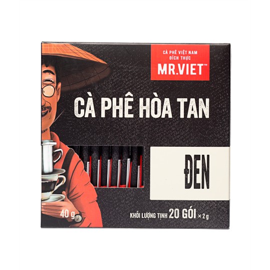 MR.VIET Cà Phê Hòa Tan Đen  (MR.VIET Black Instant Coffee) | BigBuy360 - bigbuy360.vn