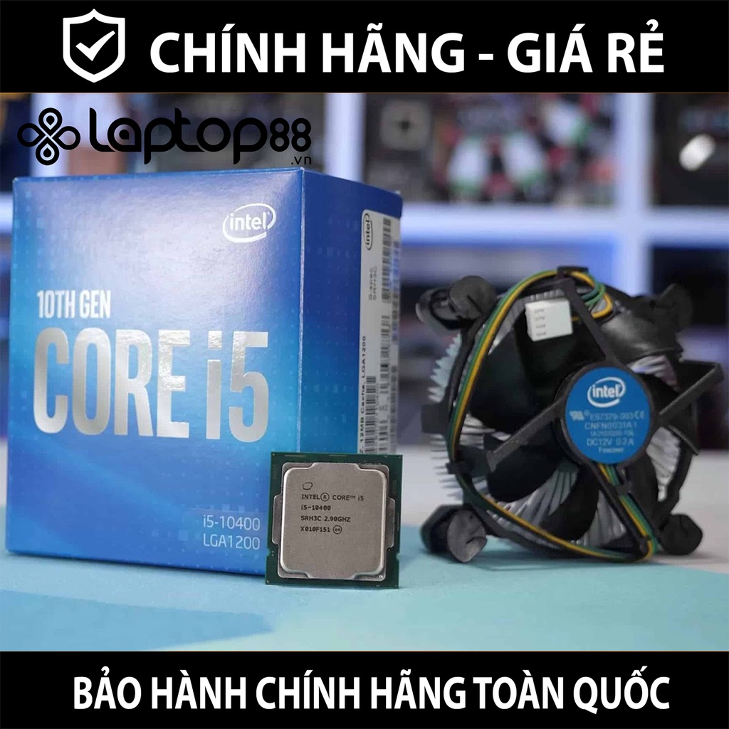 CPU Intel Core i5-10400 (12M Cache, 2.90 GHz up to 4.30 GHz, 6C12T, Socket 1200, Comet Lake-S) - Hàng mới xách tay