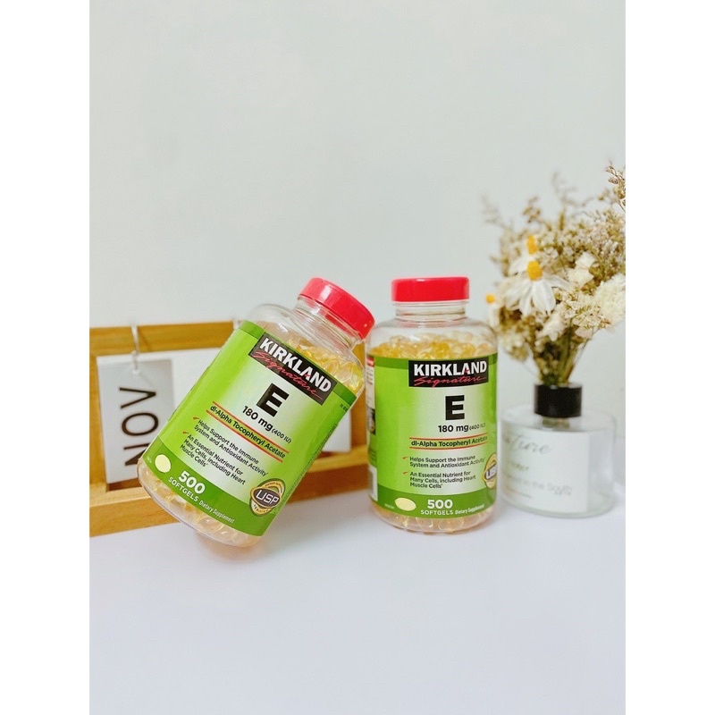 Vitamin E Kirkland 400 IU, E Mỹ (500 viên)