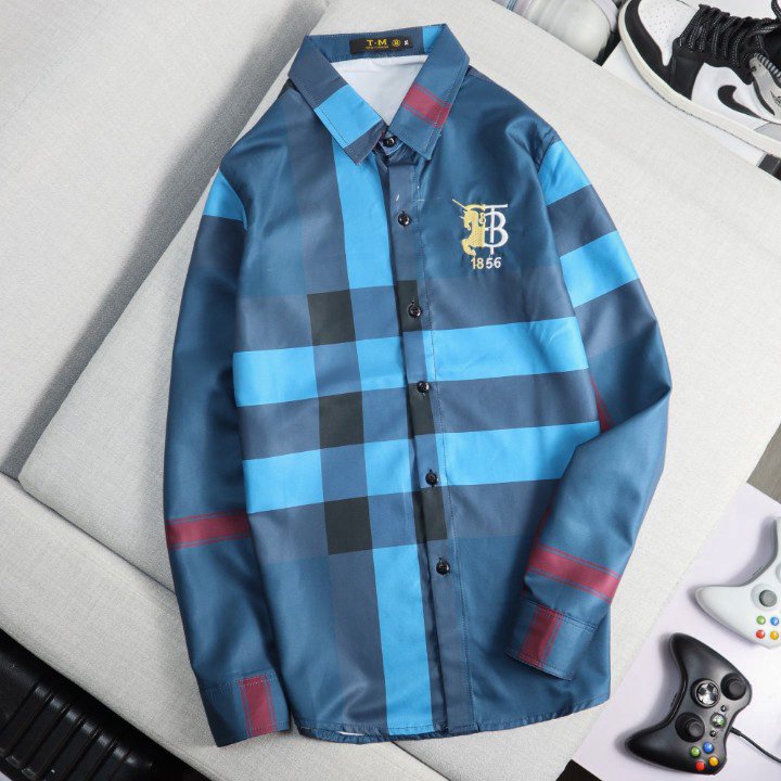 (Free Ship) Áo Sơ Mi Nam Phối Sọc Đơn Tính Phong Cách Hàn Cá Tính Thời Trang VLTN Shop