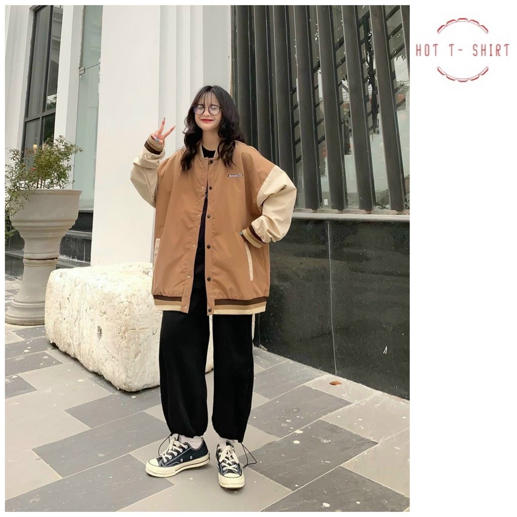 Áo Khoác Dù Cặp Đôi Nam Nữ Unisex HOT.TSHIRT - Áo Khoác Gió Bomber Jacket Dù Nam Nữ Form Rộng | BigBuy360 - bigbuy360.vn