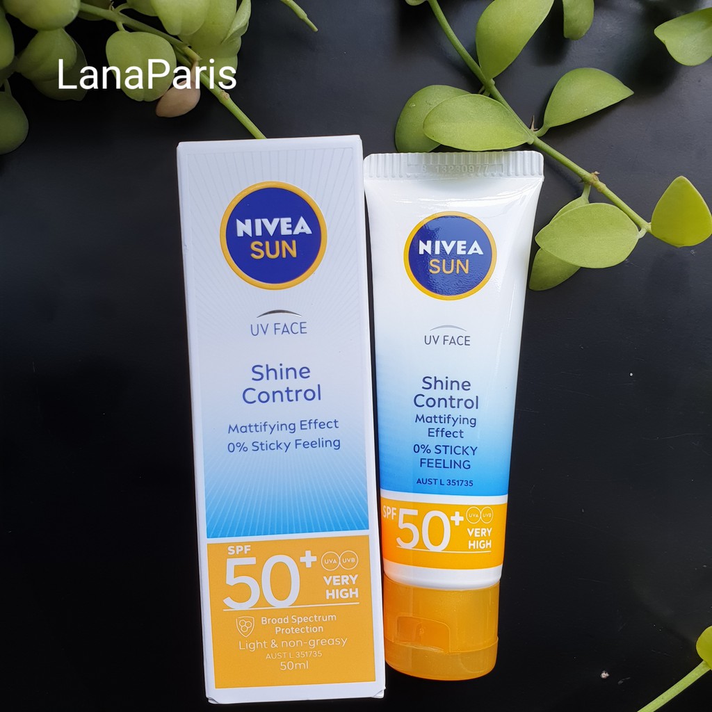 Sẵn kem chống nắng Nivea Shine Control có bill Úc