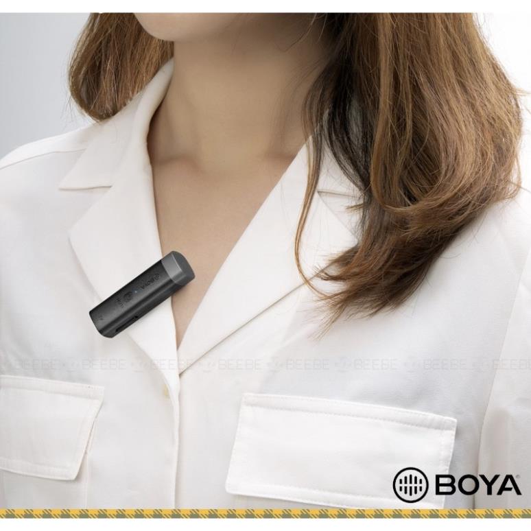 Boya BY-WM3D / BY-WM3U - Micro Không Dây True-Wireless Cho Các Thiết Bị IOS, Android Smartphone, Cameras (2.4 GHz)
