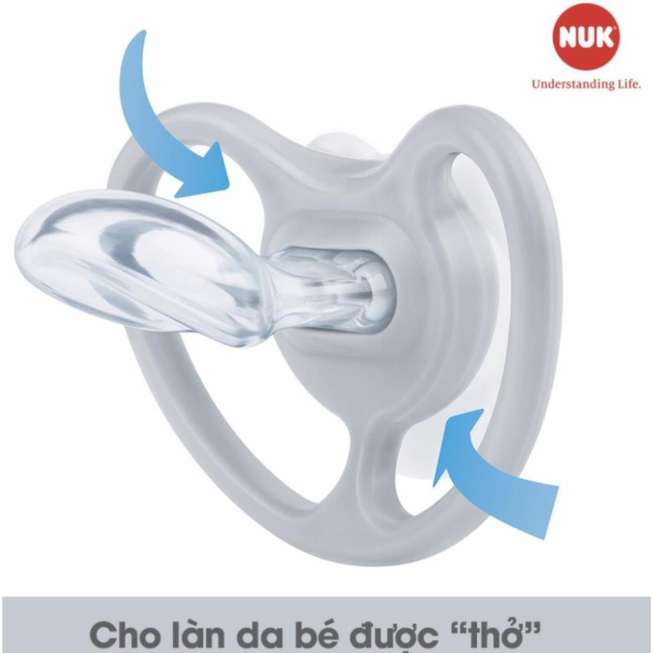 (Chính hãng) Bộ 2 ti giả NUK space silicone