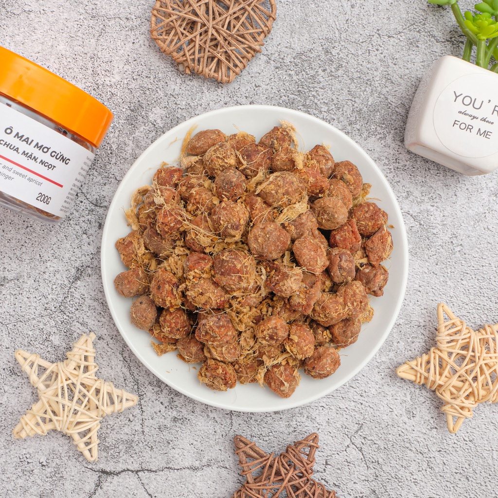 Ô mai MIX 200g Hương vị chua ngọt cay/ xí muội/ mận/ sấu/ mơ đặc sản Hà Nội ăn vặt làm quà tặng VIETGOURET