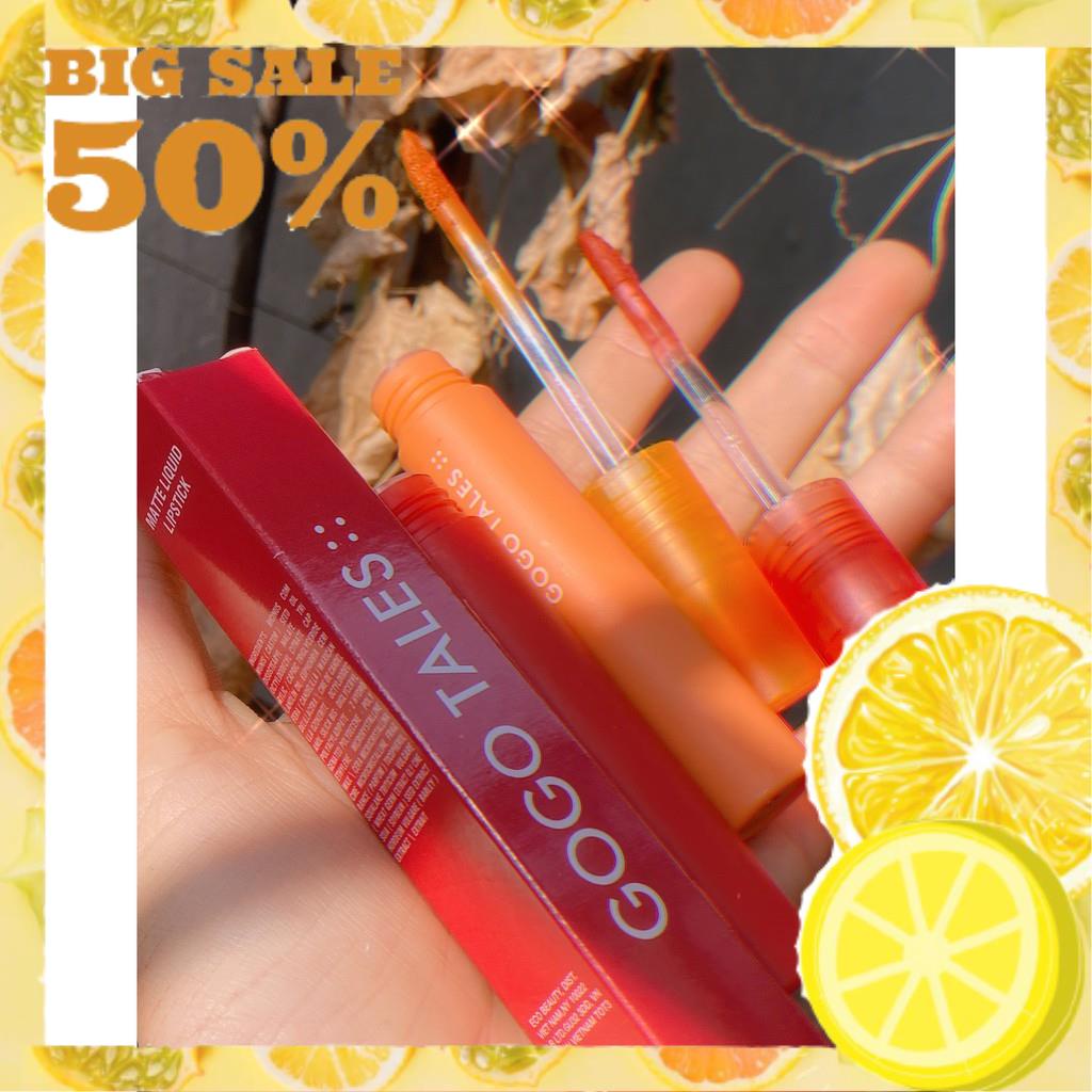 Son Kem Lì GoGo Tales Vỏ Tone Rượu Tây Nội Địa | Thế Giới Skin Care