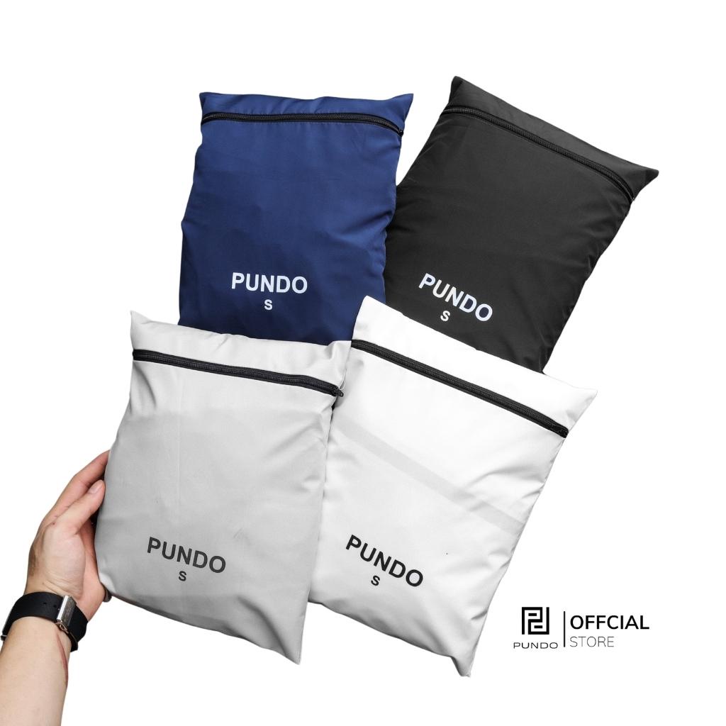 Áo khoác dù nam 2 lớp chống nắng nước PUNDO màu basic thời trang dễ phối AKPD16