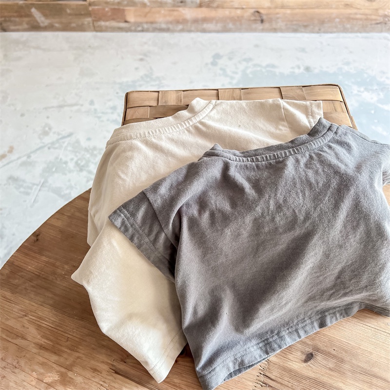 Áo Thun Không Tay Thoải Mái Thời Trang Mùa Hè Cho Bé Trai Gái