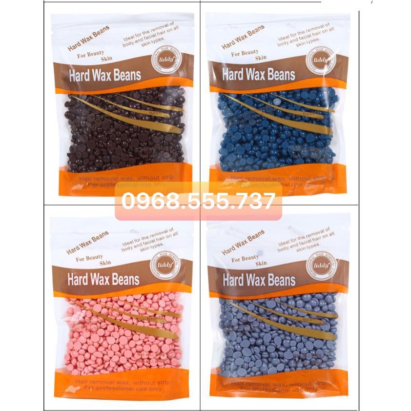 (Free que gỗ) 100g Sáp wax lông Hard wax beans Liddy Chính hãng | BigBuy360 - bigbuy360.vn