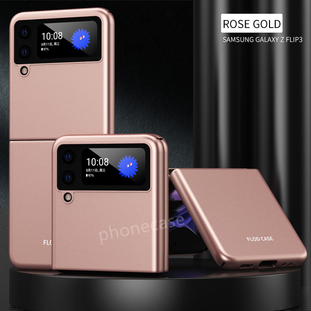 Bao Da Điện Thoại Cứng Siêu Mỏng Cho Samsung Galaxy Z Flip 4 3 Flip4 5G 2021 ZFlip3 2022 Galaxy Z Flip3