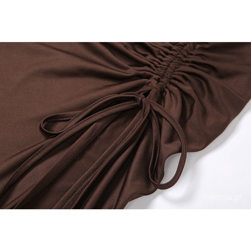 Đầm Maxi Trễ Vai Thiết Kế Xẻ Quyến Rũ 8WTX