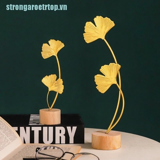 Đế Gỗ Trang Trí Lá Bạch Quả