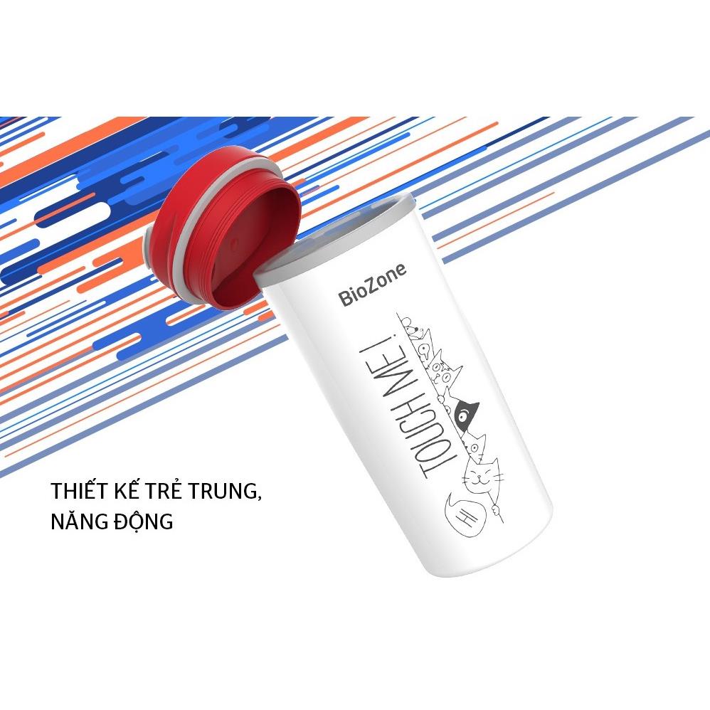 Bình cách nhiệt màu trắng đỏ BioZone KB-WA500P1WR