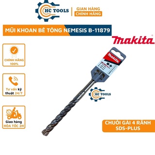 Mũi khoan bê tông nemesis chuôi sds-plus 12x160mm makita b-11879 | hùng cường tools