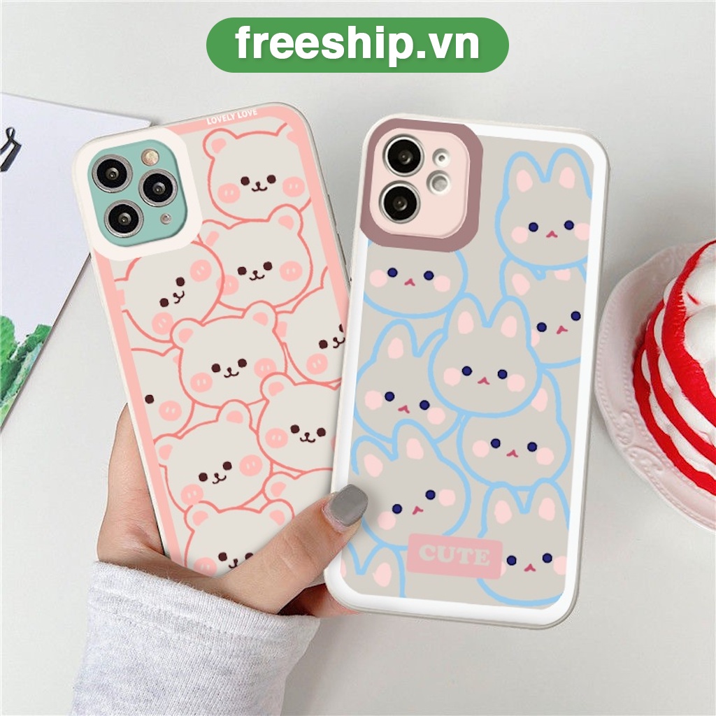 Ốp lưng iphone Cute Sweet cạnh vuông 6/6plus/6s/6splus/7/7plus/8/8plus/x/xr/xs/11/12/13/pro/max/plus/promax