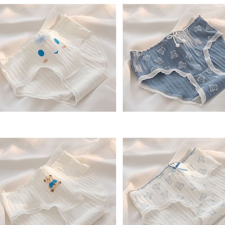 Quần lót nữ cotton đáng yêu mềm mịn, quần chíp siêu xinh với họa tiết dễ thương tôn dáng Bellar_bra L8035