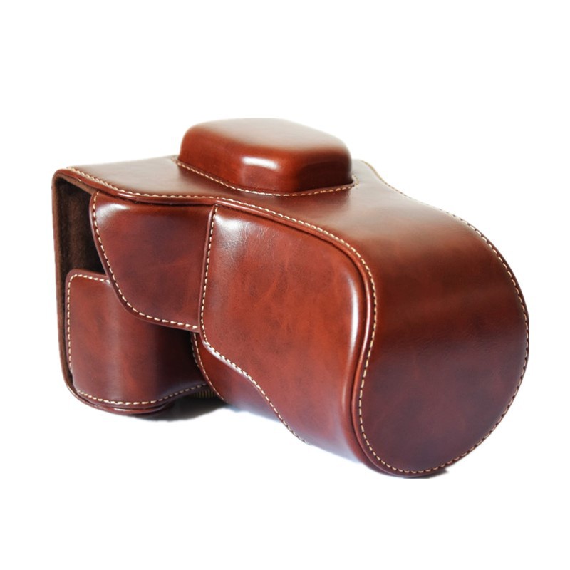 Túi đựng máy ảnh bằng da PU Fujifilm XT30 Phù hợp với Fujifilm XT10 XT20 XT30 XT30 II với ống kính 1