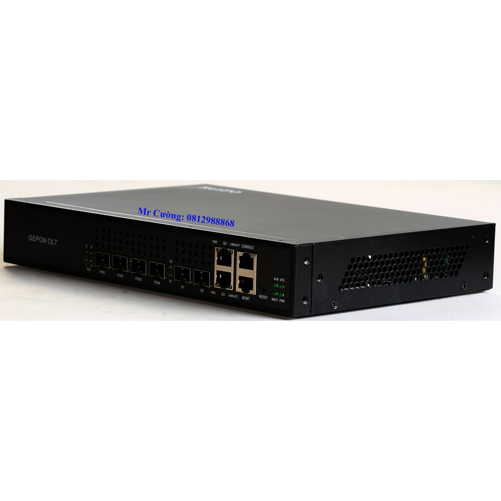 Máy Nguồn OLT EPON 4 PON Giải Pháp Cáp Quang Mạng Rộng