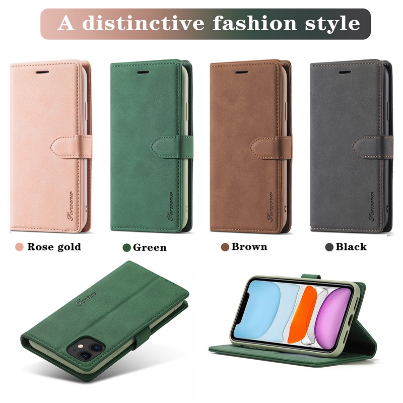 Ốp điện thoại da dạng ví nắp lật từ tính có ngăn đựng thẻ cho For iPhone X XS 12 11 Pro Max Mini 6 6s 7 8 Plus SE 2020