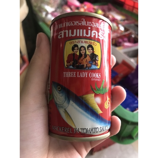 Cá hộp  ba cô gái xốt cà 155g- CÁ HỘP BA CÔ GÁI (sản phẩm của Thái Lan)-date 2024 | BigBuy360 - bigbuy360.vn