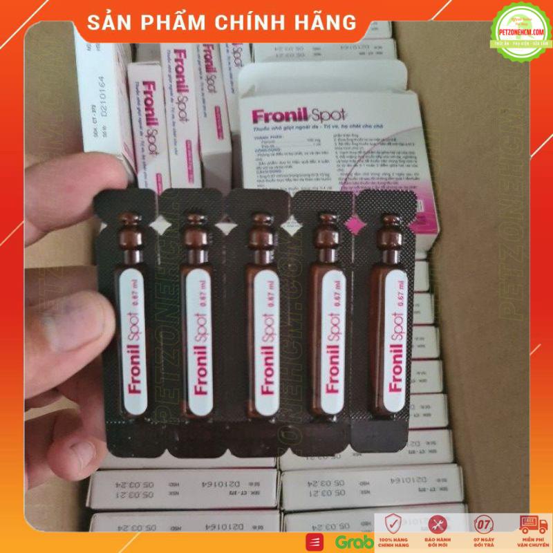 Nhỏ gáy trị ve cho chó 2 - 10kg ⚜ FREESHIP ⚜ Ống Nhỏ Gáy Fronil Spot 1ml diệt ve rận bọ chét [GIAO HÀNG NHANH]