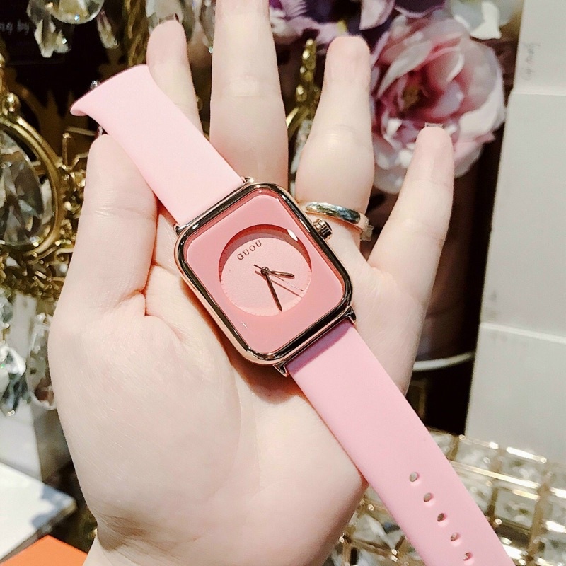 đồng hồ Guou- đồng hồ kiểu nữ dây cao su | BigBuy360 - bigbuy360.vn