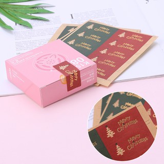 Set 100 nhãn dán trang trí giáng sinh độc đáo