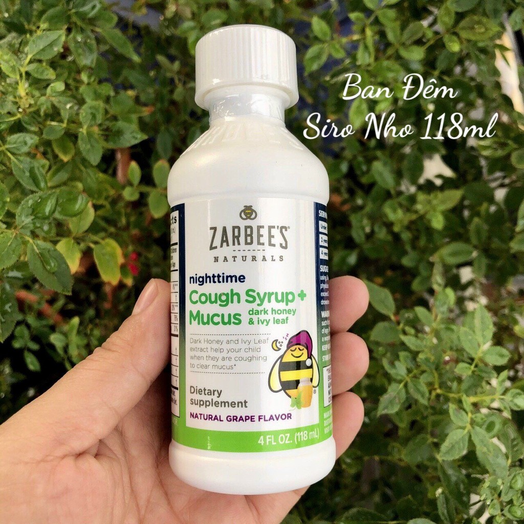 ❤️ Siro Zarbee’s Cough Syrup Day & Night (1 Ngày+1 Đêm) Mỹ, Hương Nho thơm ngọt [Date 6/2022] | BigBuy360 - bigbuy360.vn