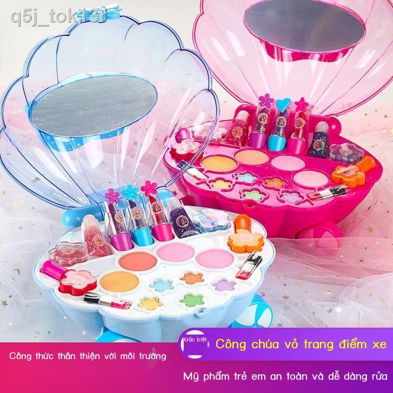(Giá Hủy Diệt)q5j_tok13rBộ mỹ phẩm dành cho trẻ em không độc hại sơn móng tay đồ chơi son môi có thể rửa được hộp trang