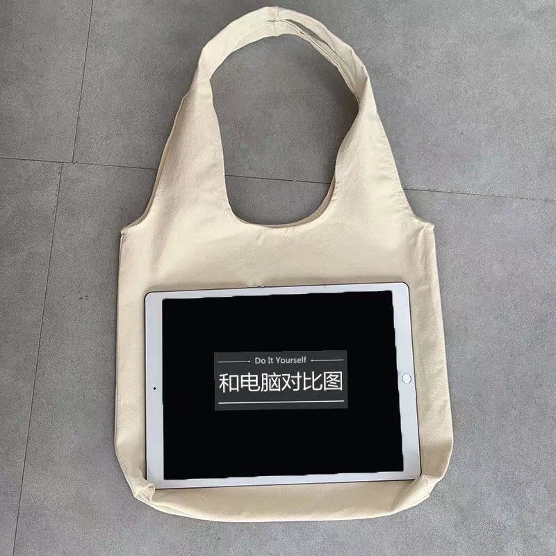 Túi xách canvas họa tiết hoạt hình xinh xắn thời trang nữ