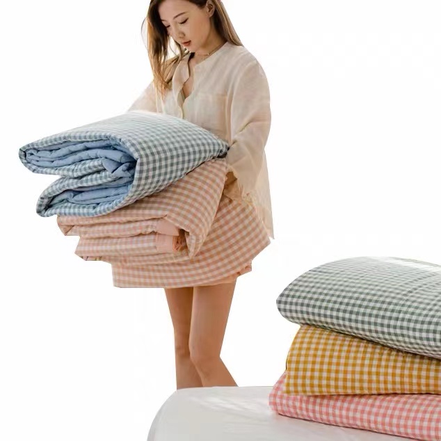 Chăn mền ABRACA DABRA cotton điều hòa nhiệt độ mềm mại thân thiện với làn da phong cách Nhật Bản mùa hè tối giản cao cấp
