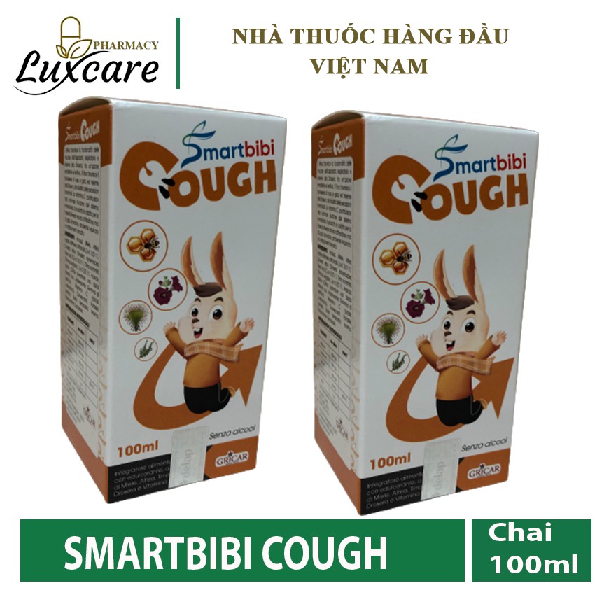 SMARTBIBI COUGH 100ml - Hỗ Trợ Giảm Các Triệu Chứng Của Ho - Luxcare