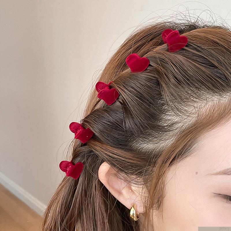 Kẹp tóc mini màu trơn phong cách Hàn Quốc thời trang cho nữ