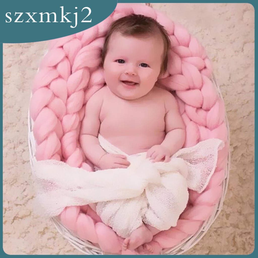 Chăn Len szxmkj2] Dùng Làm Đạo Cụ Chụp Ảnh Cho Bé Sơ Sinh