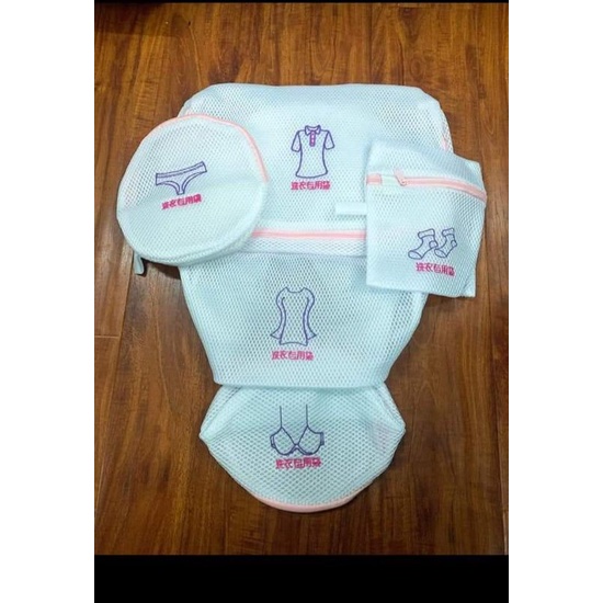 Combo 5 túi lưới chuyên dụng dành cho tất chân, đồ lót