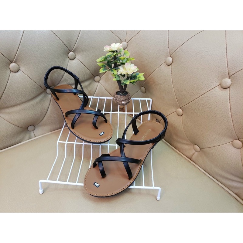 Giày sandal xỏ ngón dây si quai thun hậu BH.