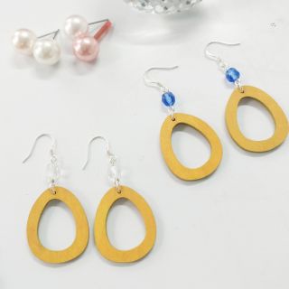 Khuyên tai cho bé móc bạc 925 (mua 1 tặng 1) khuyên tai gỗ trẻ em, thời trang mẹ và bé, phụ kiện thời trang trẻ em