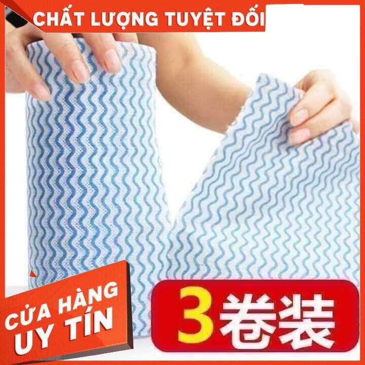 Cuộn Giấy Vải Lau Đa Năng Tiện Dụng (50 Tờ)