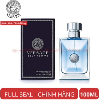 Auth- Nước Hoa Versace Pour Homme (EDT) For Men 100ml