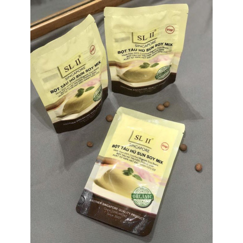 Bột tàu hũ Sun Soy Mix Singapore gói 90g/ 450g