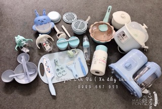 ( Có sẵn ) Set Dao thớt chế biến ăn dặm cho bé