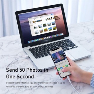 Cáp sạc nhanh Baseus Mini White dùng cho Smartphone/ Tablet (Type C/ Lightning/ Micro, Quick Charging...) 🍀