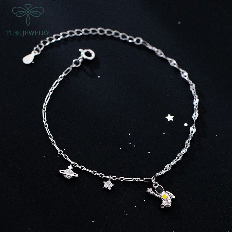 Lắc tay bạc nữ TLEE mẫu phi hành gia TleeJewelry