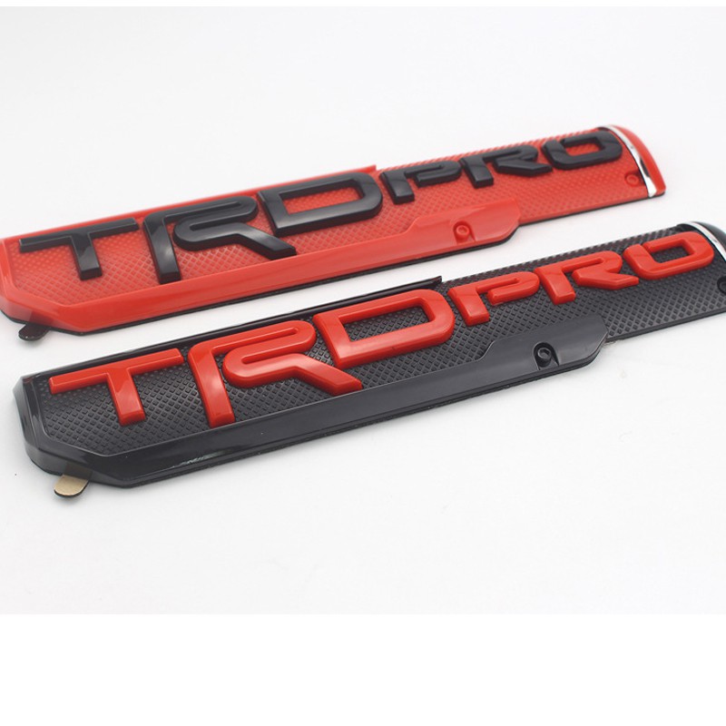 Miếng dán logo TRD Pro trang trí xe Toyota Tacoma tundra