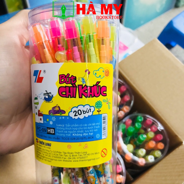 Bút chì khúc HB PC-09 Thiên Long - Sản phẩm chính hãng Thiên Long