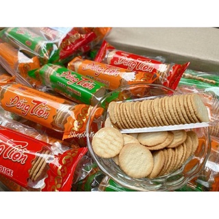 Bịch 50 gói bánh quy đồng tiền tuổi thơ