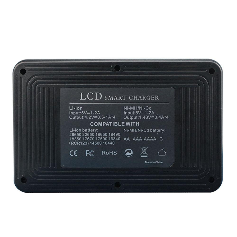 MYRONGVN Đế Sạc Pin Nhanh Thông Minh Có Đèn LED Chỉ Báo Cho Pin AA AAA NI-CD NI-MH
