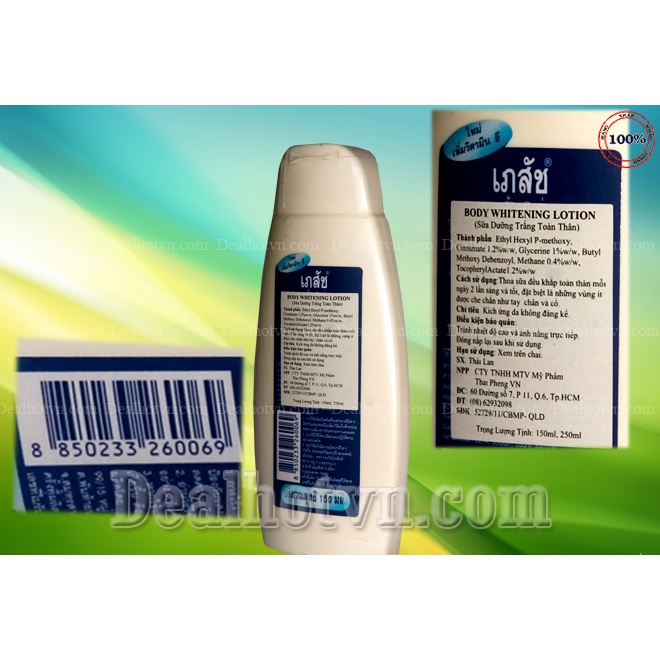 Dưỡng trắng da cấp tốc Bhaesaj Thailand
