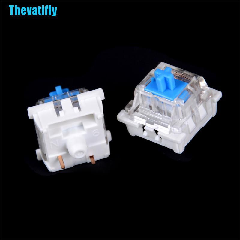 Set 10 Công Tắc Bàn Phím Cơ Màu Xanh Dương Cho Cherry Mx